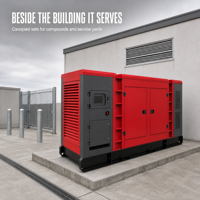 Groupe électrogène diesel de type ouvert ou super silencieux 100kW 160kW 200kW 250kW avec moteur Weichai remis à neuf