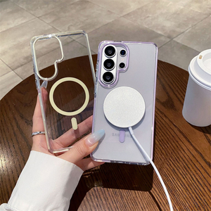 เคสโทรศัพท์กันกระแทกแบบใสพิเศษ ป้องกันเลนส์ยกสูง แม่เหล็กแรงสูง สำหรับ Samsung S26 Ultra S26 Plus S25 S24 - Product Image 3
