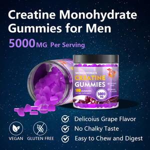 Suplemento Deportivo de Alta Potencia para Adultos, Ayuda a Desarrollar Músculo, Aumenta la Energía y la Resistencia, Gomitas de Creatina Monohidrato - Product Image 6