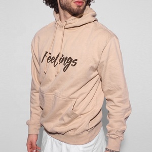 2019 nuevo estilo de alta calidad personalizado 100% algodón jersey hombres Hip Hop sudadera con capucha con letras impresas - Product Image 2