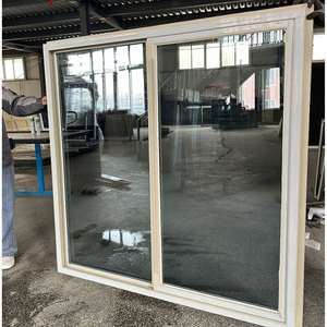 Nfrc tiêu chuẩn đôi cửa sổ uPVC trượt ngang thiết kế châu Âu với vật liệu nhựa Vinyl cho các dự án dân cư - Product Image 3