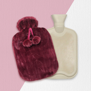 Pantoufles et tablier de cuisine de haute qualité, bouteille d'eau chaude en caoutchouc avec housse en peluche, ensemble cadeau - Product Image 3