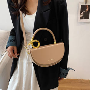 Sac à bandoulière élégant et tendance en PU, petit format, avec fermeture éclair, pour femme mature, style décontracté et polyvalent - Product Image 4