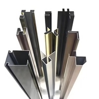 Bande de transition décorative moderne en aluminium pour plafond et sol, style chinois, pour carrelage et revêtement mural – Vente en gros