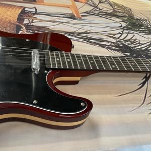 Guitare Électrique <span class=keywords><strong>Prince</strong></span> H.S. Anderson Mad Cat Amber Burst Corps Érable Flammé Couleur Orange Expédition Rapide - Product Image 6