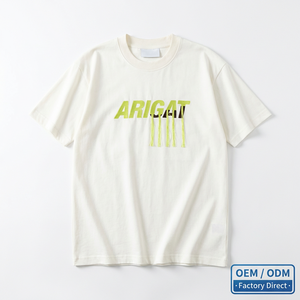 T-Shirt Oversize di Alta Qualità con Stampa Puff e Ricamo, <span class=keywords><strong>Abbigliamento</strong></span> Streetwear Vintage Personalizzato <span class=keywords><strong>per</strong></span> Grossisti di <span class=keywords><strong>Abbigliamento</strong></span> <span class=keywords><strong>Hip</strong></span> <span class=keywords><strong>Hop</strong></span> - Product Image 1