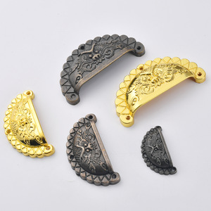 Poignée de meuble antique en forme de coquille, en alliage de zinc, design traditionnel, bouton de meuble durable pour tiroir de cuisine, armoire à pharmacie - Product Image 3