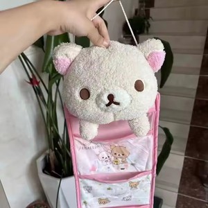 Kawaii Rilakkuma Hanging Multi-Layer Storage Bag Jewelry Miscellaneous <b>Large</b> Capacity Storage Bedroom Home Furnishing <b>Ornament</b> - Product Image 4