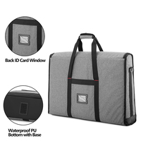 Travel Monitor Case for 24-27" Displays Padded Protective LCD Screen Bag Fold-able Carrying Solution for Business Travel Moving