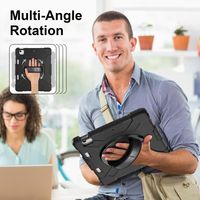 360 dragonne rotative étui robuste pour tablette antichoc robuste pour Ipad Air 6e génération étui pour Ipad Air 13 2024