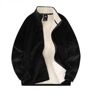 Cardigan da <span class=keywords><strong>Uomo</strong></span> in <span class=keywords><strong>Cashmere</strong></span> con Logo Personalizzato, <span class=keywords><strong>Giacca</strong></span> Sportiva Invernale Casual con Collo Alto, Taglia Ampia, Calda e Spessa - Product Image 2