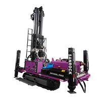 Plateforme de forage hydraulique pour puits d'eau, équipement de forage d'eau profonde de 300 m, machine de forage de puits d'eau portable