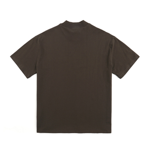 Camiseta de Manga Corta con Cuello Redondo para Hombre, Talla Grande, 100% Algodón Grueso, Estampado de Letras, Estilo Urbano, Transpirable, Cómoda, Corte Holgado - Product Image 4