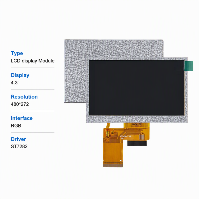 4.3 Inch LCD TFT Color Screen 480x272 Dot Matrix HD Module China Factory Outlet Mobile Phone Display