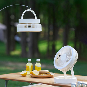 Ventilateur de camping sans pales rechargeable <span class=keywords><strong>Feigo</strong></span>, design lampe-batterie, pliable, portable, faible bruit 30-34dB, USB/Batterie, utilisation extérieure et domestique - Product Image 2
