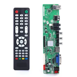 Cnd fonte mstar dtv3663 tnt DVB-T2 dvb-t DVB-C, kit de tv lcd com placa de ponte
