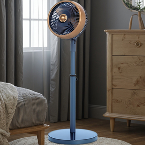 Ventilador de Torre Compacto de 10 Pulgadas para el Hogar, de Plástico, con Motor de Aluminio, Fuente de Alimentación, Control Mecánico, Altura Ajustable, Circulador de Aire de Baja Velocidad - Product Image 4