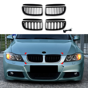กระจังหน้ารถยนต์ BMW แบบมีไฟ LED สำหรับ E90 E91 ปี 2005 2008 ชุดแต่งกันชนหน้า - Product Image 1