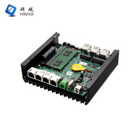 Intel N97 Win 10 11 HD Display VESA 4 Nic Mini Pc Pfsense Business Fanless Industrial Mini Pc Computer Mini Pc AI Edge