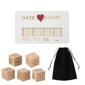 Juego de Dados de Madera para Adultos, Juegos Románticos y Divertidos, Dados para Citas Nocturnas para Parejas - Product Image 1
