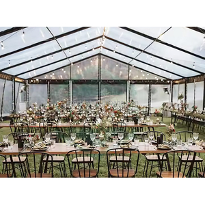 Tente en aluminium claire transparente de luxe de cadre de PVC pour des expositions extérieures de fêtes de mariage de sports pour des structures extérieures d'<span class=keywords><strong>orangerie</strong></span> - Product Image 5