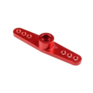 Bras de servo en aluminium simple 25T <span class=keywords><strong>M3</strong></span> pour Futaba Savox Xcore <span class=keywords><strong>HL</strong></span> HSP HD Power DS3225 MG996R Pièces détachées pour bateau RC - Product Image 5