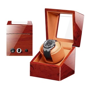 M & Q prezzo di vendita caldo orologio Shaker personalizzato per <span class=keywords><strong>orologi</strong></span> meccanici per uso domestico o <span class=keywords><strong>collezione</strong></span> marrone orologio singolo avvolgitore automatico - Product Image 4