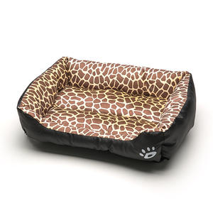 Lit pour chat rectangulaire portable en tissu Oxford multicolore, velours moderne, fausse fourrure <span class=keywords><strong>de</strong></span> luxe, lavable, avec coussin chauffant Teddy Cow pour intérieur - Product Image 4
