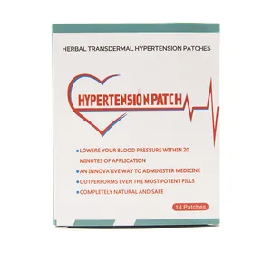 Grosir 14 Patch/kotak plester tekanan darah tinggi lembaran hipertensi