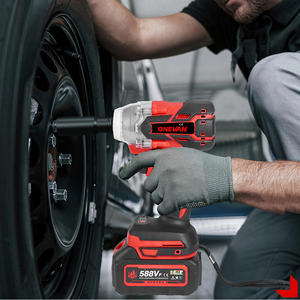 Clé à chocs électrique ONEVAN 1/2, moteur 4815, sans fil, sans balais, couple de serrage de 300 N.m, avec lumière LED pour batterie Mikita - Product Image 3