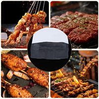 Sacs en papier kraft personnalisés avec doublure en aluminium, résistants à la graisse, à la chaleur et à l'huile, pour l'emballage alimentaire, le déjeuner, le barbecue et les biscuits