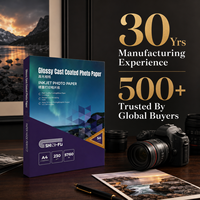 Papier photo brillant pour impression jet d'encre A4, compatible OEM, vente en gros, personnalisé, papier photo Fuji DX100