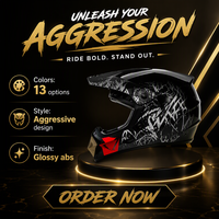 Casque de moto intégral double sport de qualité supérieure 2026 avec logo personnalisé, homologué DOT, double visière, nouvelle taille jeune grande