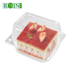 Dùng Một Lần Pet Rõ Ràng Bánh Mì Nhựa Lưu Trữ Hộp Thực Phẩm Takeaway Container Vỏ Sò Rõ Ràng Bánh Tráng Miệng Hộp Nhựa - Product Image 6