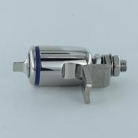 Loquet de compression hygiénique triangulaire réglable SUS316 avec couvercles de protection intérieur et extérieur