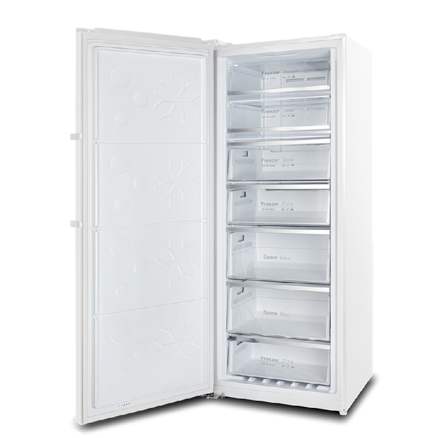 New Design White/black/silver Color Vertical Freezer Standing Freezers Kitchen Freezers