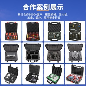 Boîte de protection Crowdsourcing Cloud PP Tool 20L, boîte à outils en plastique à couvercle rabattable pour électronique, photographie et instruments - Product Image 4