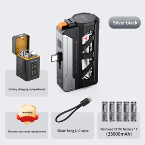Nouvelle Batterie Externe Mini 10000mAh 2025, Charge Rapide PD 22.5W, <span class=keywords><strong>Chargeur</strong></span> Portable d'Urgence Ultra Mince pour <span class=keywords><strong>iPhone</strong></span> Samsung, Idéal pour les Voyages en Extérieur - Product Image 2