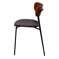 Mobilier de maison nordique rembourré Welhome Design moderne Chaises de salle à manger en tissu doux pour restaurant