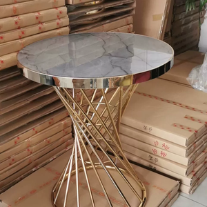 Juego de Platos de Cristal de Alto Brillo para Mesa de Centro, Estilo Jazz Blanco, de Lujo, Pequeños y Redondos, Venta al Por Mayor del Fabricante, MK - Product Image 3