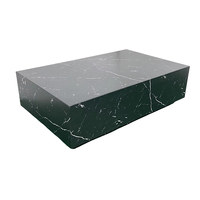 Haute qualité Design contemporain 3D autocollant MDF Table basse Vintage Table d'appoint pour salon prix de gros meubles de maison