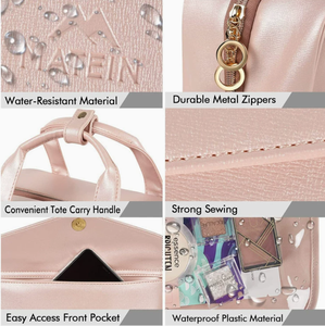 Sacs de rangement tendance, trousse de toilette et de maquillage portable, ensemble de trousse de toilette, sac de rangement pour maquillage - Product Image 4