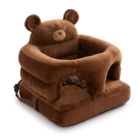 Coussin de Soutien de Sécurité pour Siège Auto Bébé/Tout-Petit en Peluche Douce Personnalisé avec Tissu Doux pour la Peau pour des Voyages Confortables