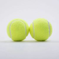 Balle de tennis d'entraînement de haute qualité avec logo personnalisé, prix usine compétitif, haute élasticité pour le sport et le divertissement