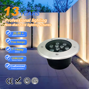 Lampe encastrée extérieure IP67 de haute qualité 1W 3W 5W -50W pour éclairage de chemin, de terrasse et de sol, étanche - Product Image 1