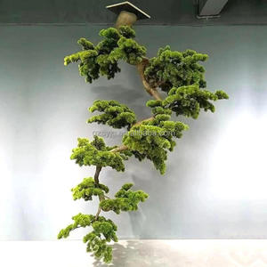 Cây lộn ngược nhân tạo, cây thông, Cây mận và hoa anh đào giả treo tường chi nhánh cho cửa sổ trong nhà hiển thị trang trí - Product Image 1