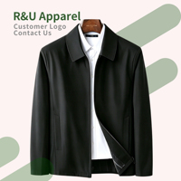 Veste de costume pour homme, col rabattable, vestes décontractées pour hommes d'âge moyen, veste pour messieurs