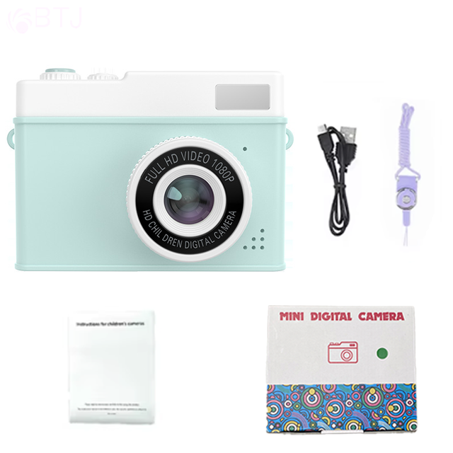 HD Digital Camera 1080P  Vintage Digital Cameras Video Camcorder Portable Vlogging Camera for Children Adults Beginners