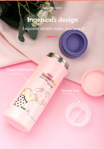 Bouteille d'eau thermique UZSPACE 12oz pour femmes enceintes, 8-12h, avec boîte de rangement - Product Image 3