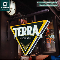 Letrero Luminoso Flexible para Mesa, Letrero con Logotipo para Discoteca, Luz Iluminada para Exhibición en Bares